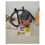 Ridgid Shop Vac W/Accessories  & Filter