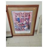 The Spirit of Learning  Framed Picture Approx 21