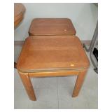 2 Cnt End Tables Approx 19 x 22 Inches Each