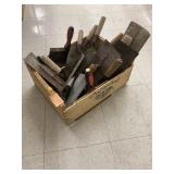 Wood Wine Box Of MISC Tools