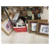 Group Lot Of 4 Boxes W/3 Pictures W/Frames