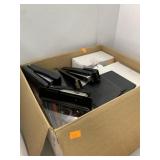 Box Of Office Supplies (Staplers, Pens, MISC)