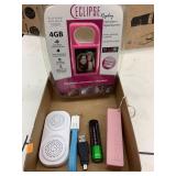 Eclipse digital frame, power bank, misc items