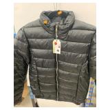 Mens Hooded Mult-Zipper Coat Sz. S