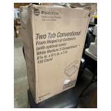 Box of Foam Hinged Lid Containers