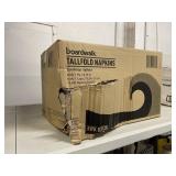 Box of Tall Fold Brown Paper Napkins