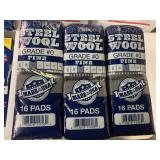 3 packs of GMT steel wool