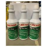 3 quarts Betco rest stop cleaner
