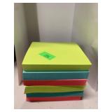 6 pads of square sticky notes