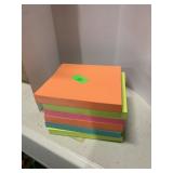 6 pads of square sticky notes