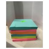 6 pads of square sticky notes