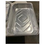 4 tin food trays