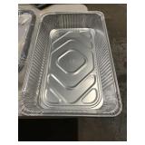 4 tin food trays