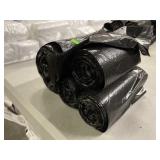 5 ct. - Black Plastic Trash Bags