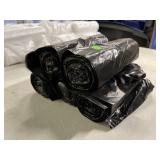 5 ct. - Black Plastic Trash Bags