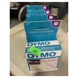 4 dymo labels
