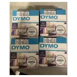 4 dymo labels