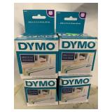 4 dymo labels