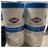 2 Clorox bleach wipes