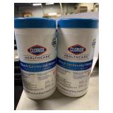 2 Clorox bleach wipes