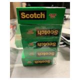 5 rolls scotch tape