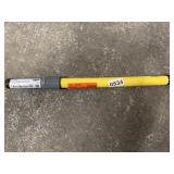 Threaded metal pipe with plastic tubing