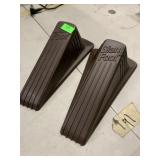 2 giant foot door stops