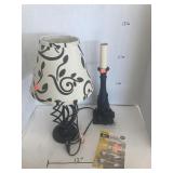 2 Ct. Lightstands W/Decor Shade W/2 Ct. 40 Watt