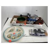 Flat of Vintage Household Items