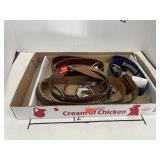 Flat of Various Belts