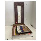 Flat of Religious Items: Books, Decor