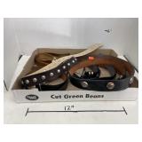 Flat of Various Leather Belts