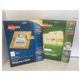 5.5 x 8.5" Internet Shipping Labels, 1/3 Cut File