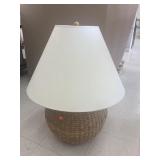 30 Inches Seagrass Lamp W/Shade