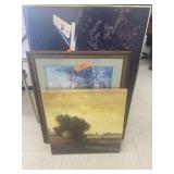 3 Ct. Approx. 22 x 22 IN. Canvas Painting, 25 x