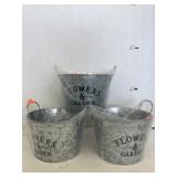 3 Ct. Flowers & Garden Planter