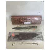 Knife W/Case and Box In Wrapping