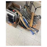 Box Of Printer Cartridges, Box Of Hangers