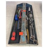 Metal Toolbox W/Misc Tools