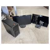 3 ct. - Dell Tower Computer & Monitors