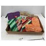 Group Lot Knit Items, Golf Covers, Bandannas