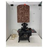 Vintage Cast Iron Lamp