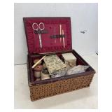 Vintage Sewing Box & Equipment