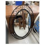 Vintage Oval Mirror