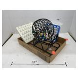 Vintage Bingo Cage Set