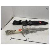 Ornate Pakistan Knife and Sheath