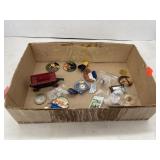Flat of Vintage Toys/Buttons