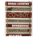Cowboy Decor Sign