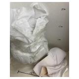 White Corset and Underdress Poof W/Bag