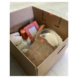 Box Of Vrty. Dishes, MISC Items